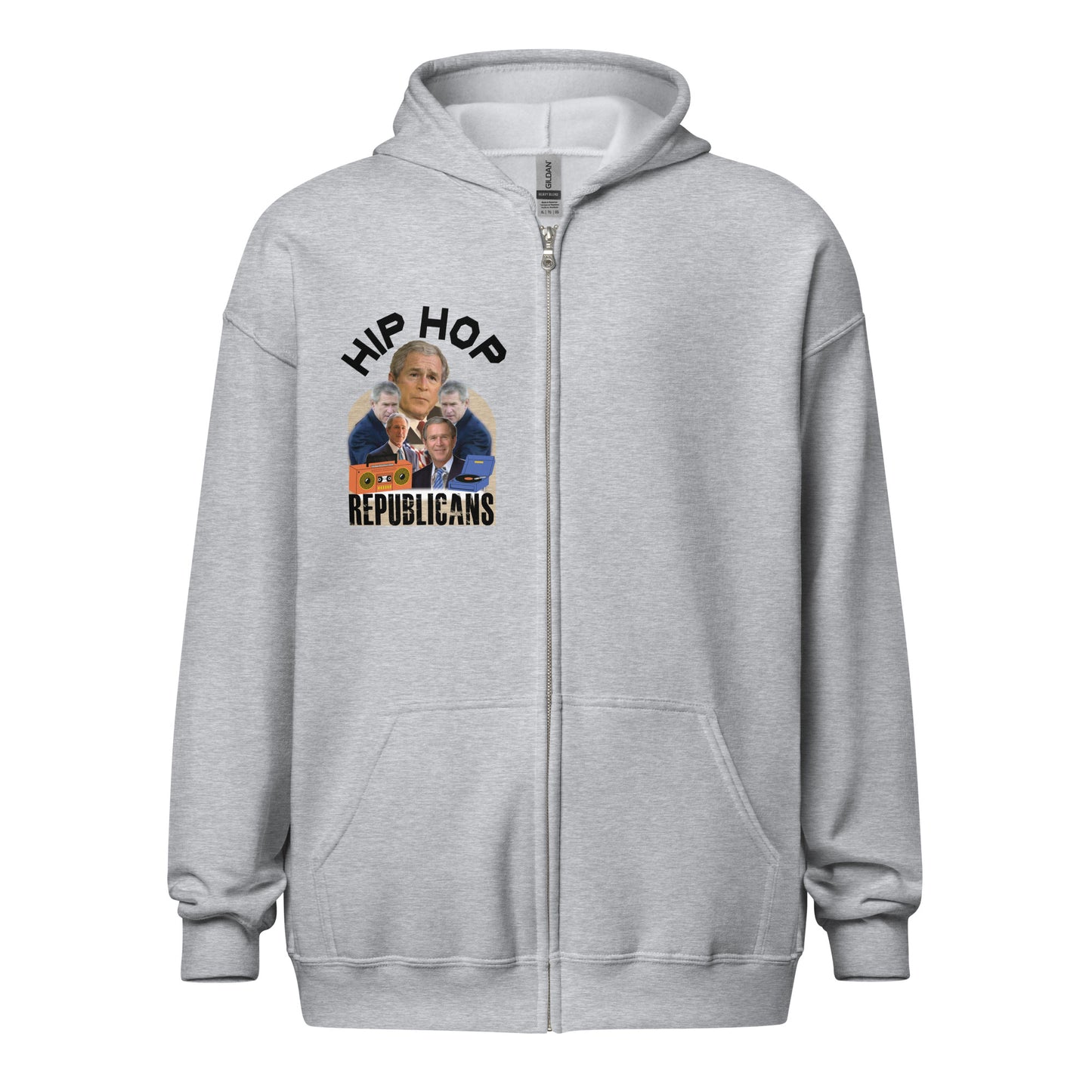 George W. Bush Hip-Hop Republicans Zipper Jacket