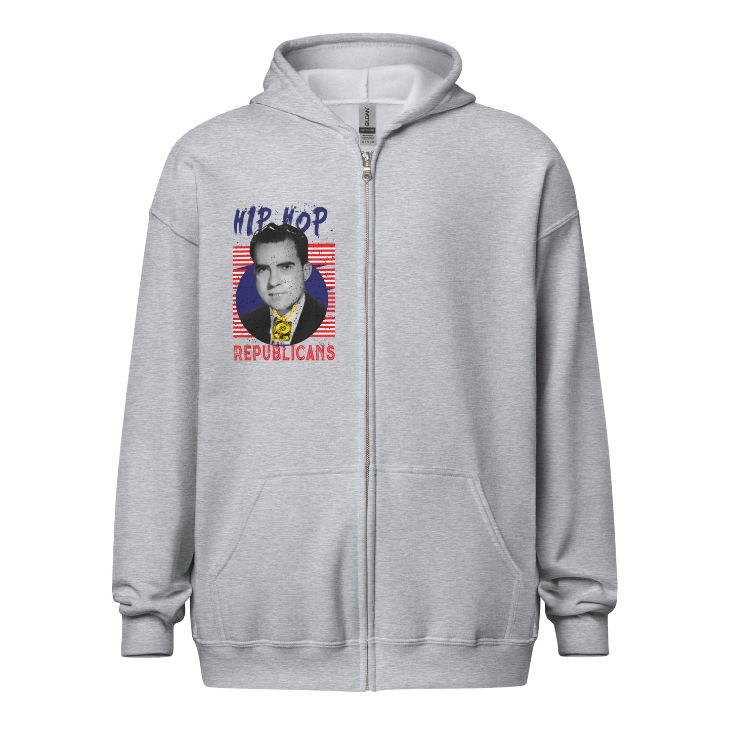 Richard Nixon Hip-Hop Republicans Zipper Jacket