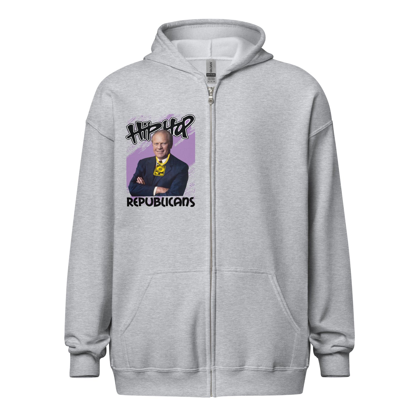 Gerald Ford Hip-Hop Republicans Zipper Jacket