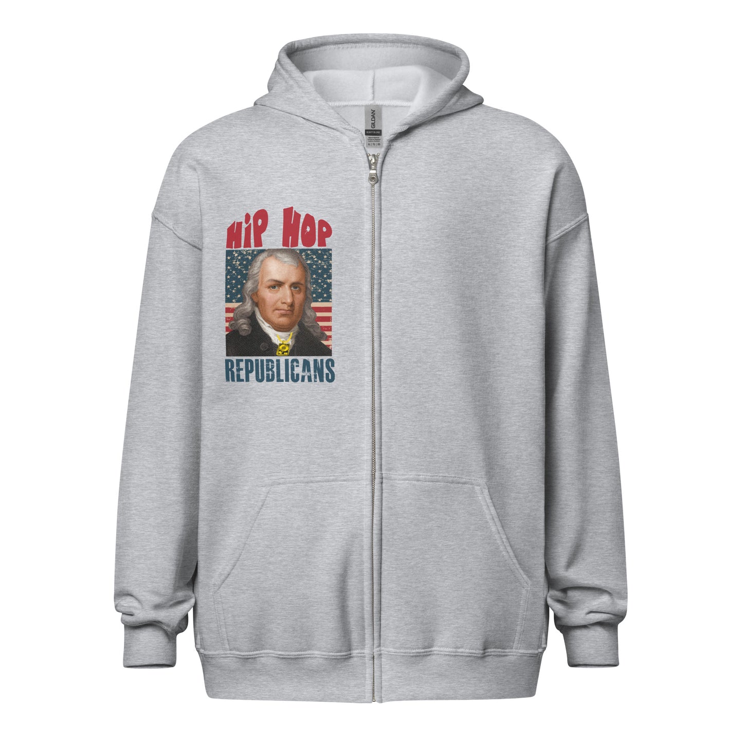Samuel Chase Hip-Hop Republicans Zipper Jacket