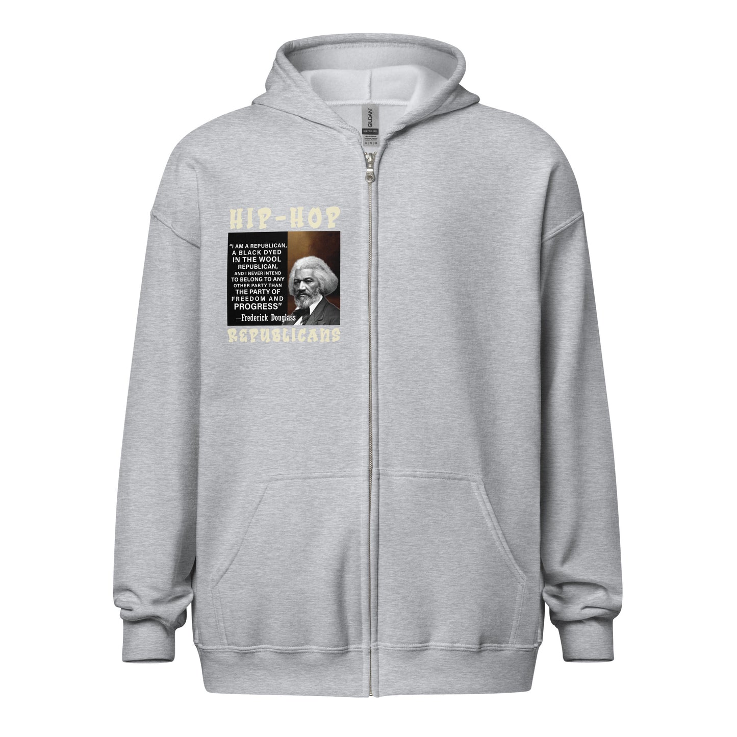 Frederick Douglass Quotes Hip-Hop Republicans Zipper Jacket