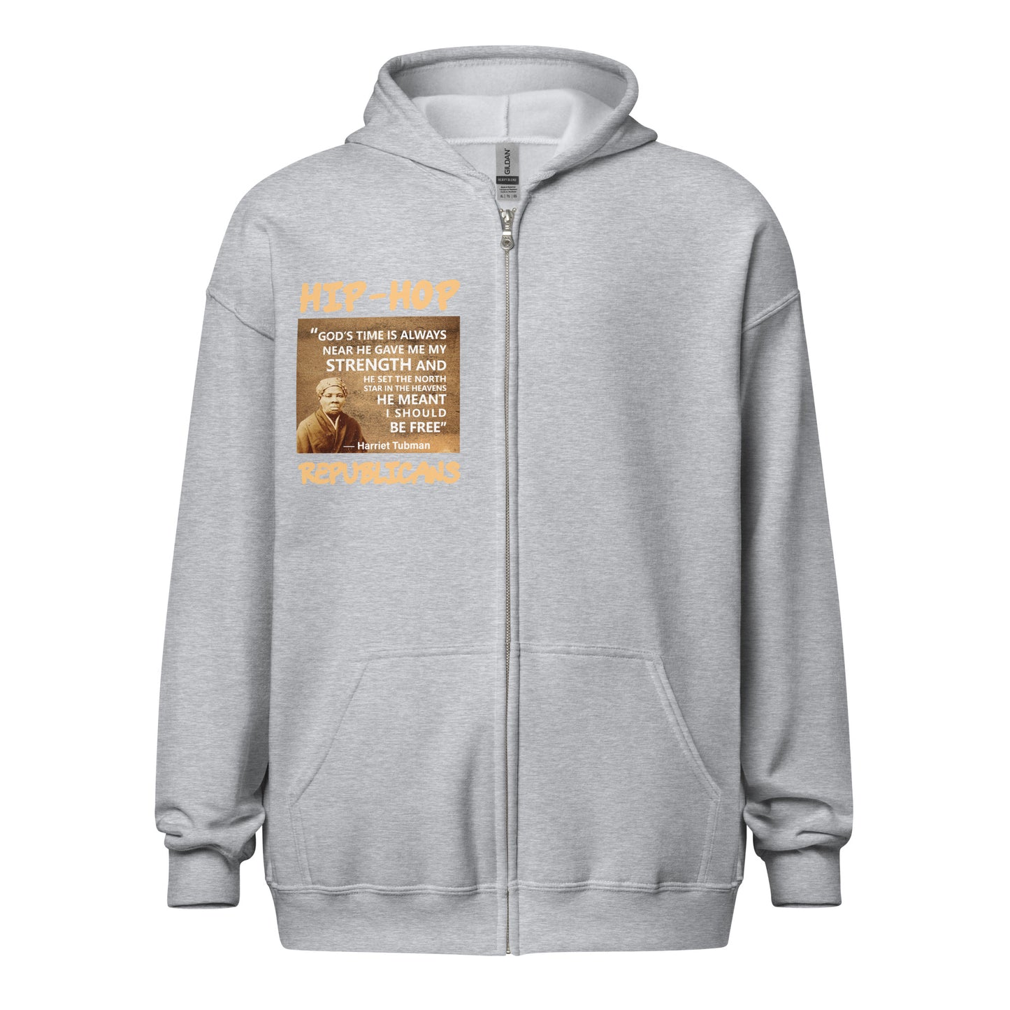Harriet Tubman Quotes Hip-Hop Republicans Zipper Jacket
