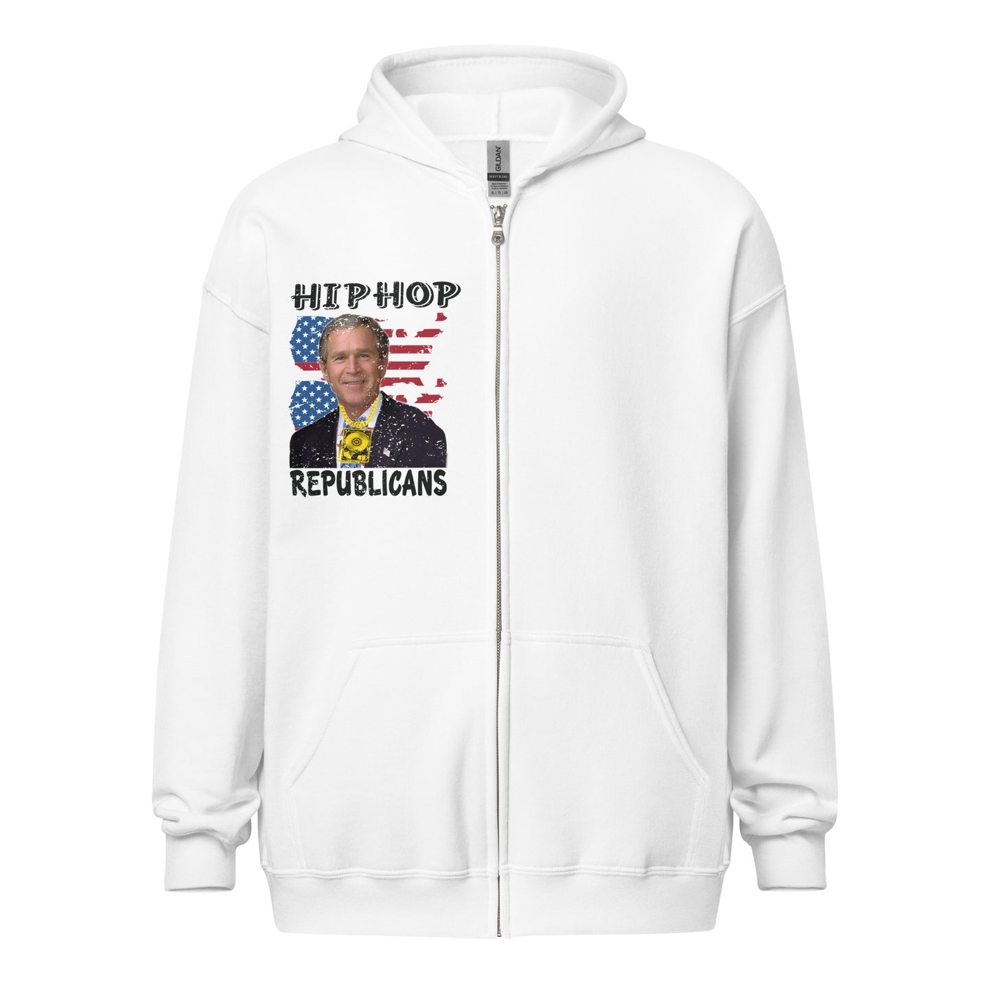 George W. Bush Hip-Hop Republicans Zipper Jacket