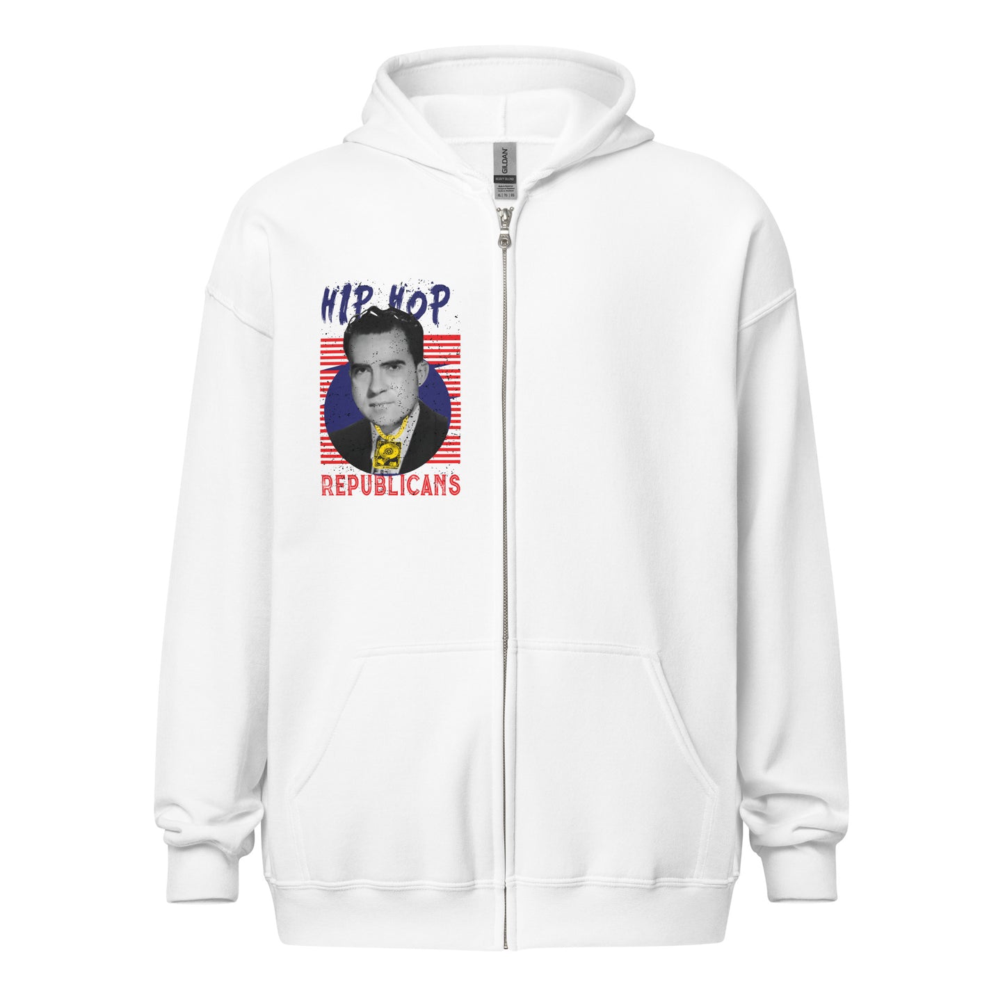 Richard Nixon Hip-Hop Republicans Zipper Jacket