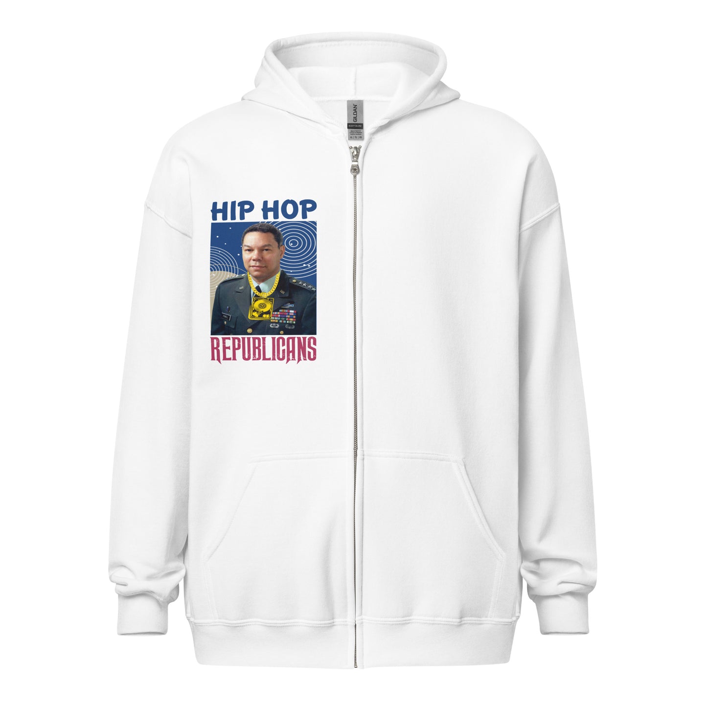 Colin Powell Hip-Hop Republicans Zipper Jacket