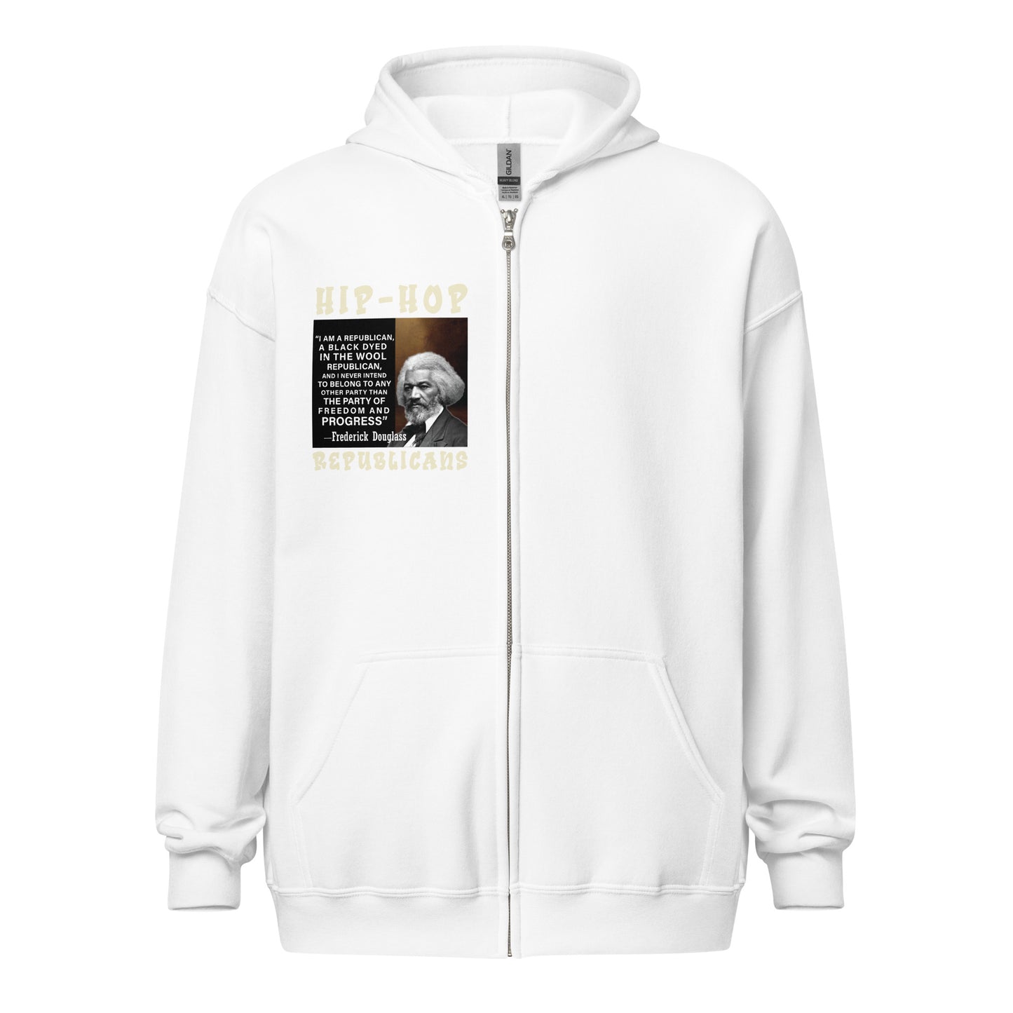 Frederick Douglass Quotes Hip-Hop Republicans Zipper Jacket