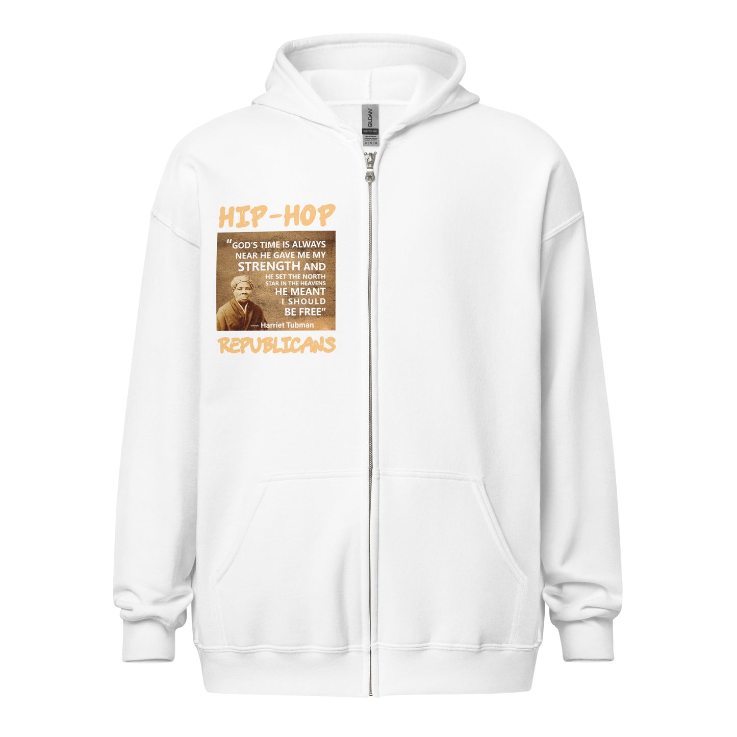 Harriet Tubman Quotes Hip-Hop Republicans Zipper Jacket
