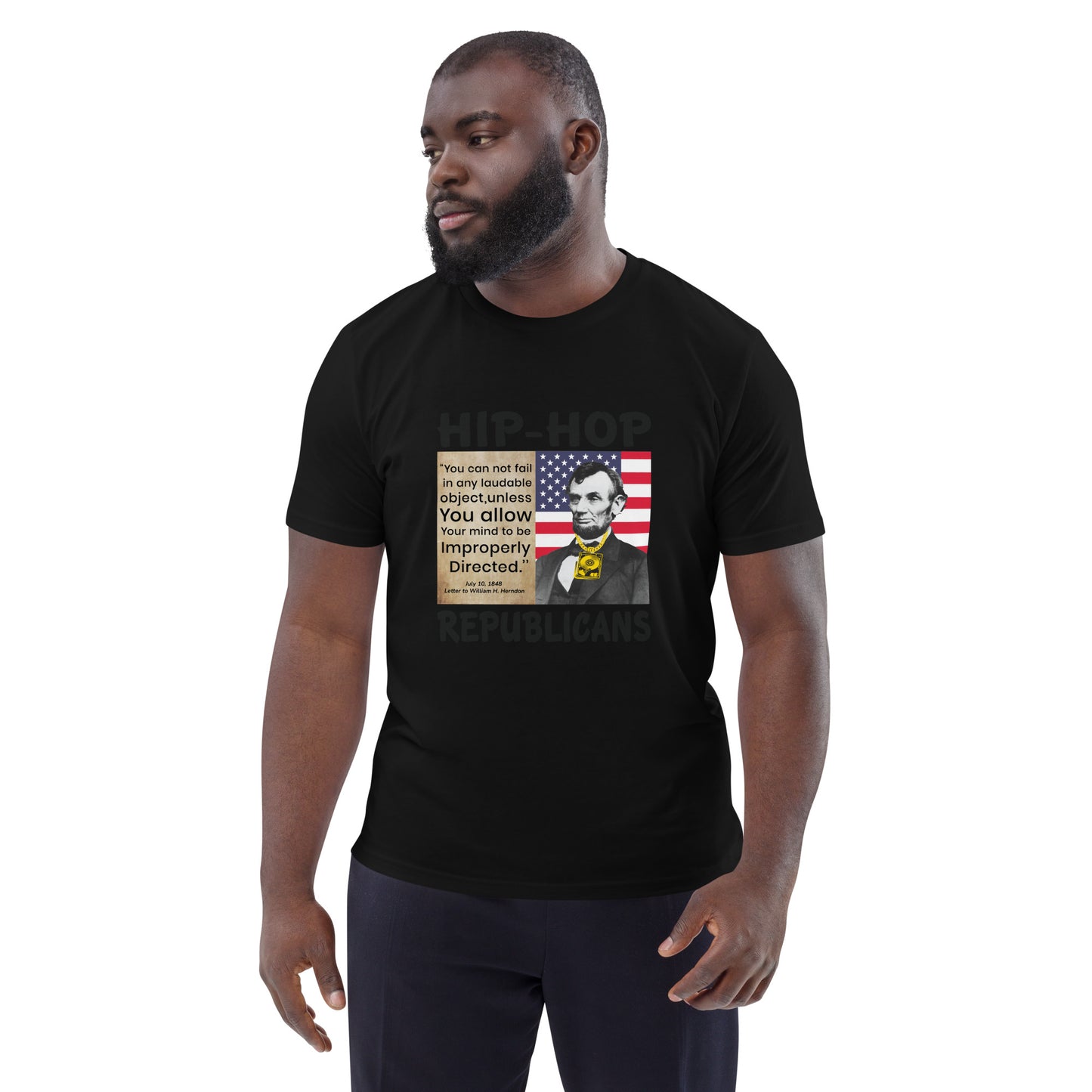 Abraham Lincoln Hip-Hop Republican T-Shirt Design