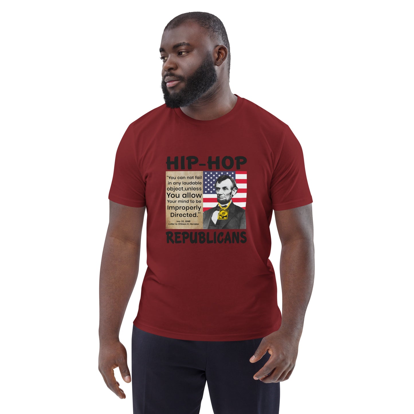 Abraham Lincoln Hip-Hop Republican T-Shirt Design
