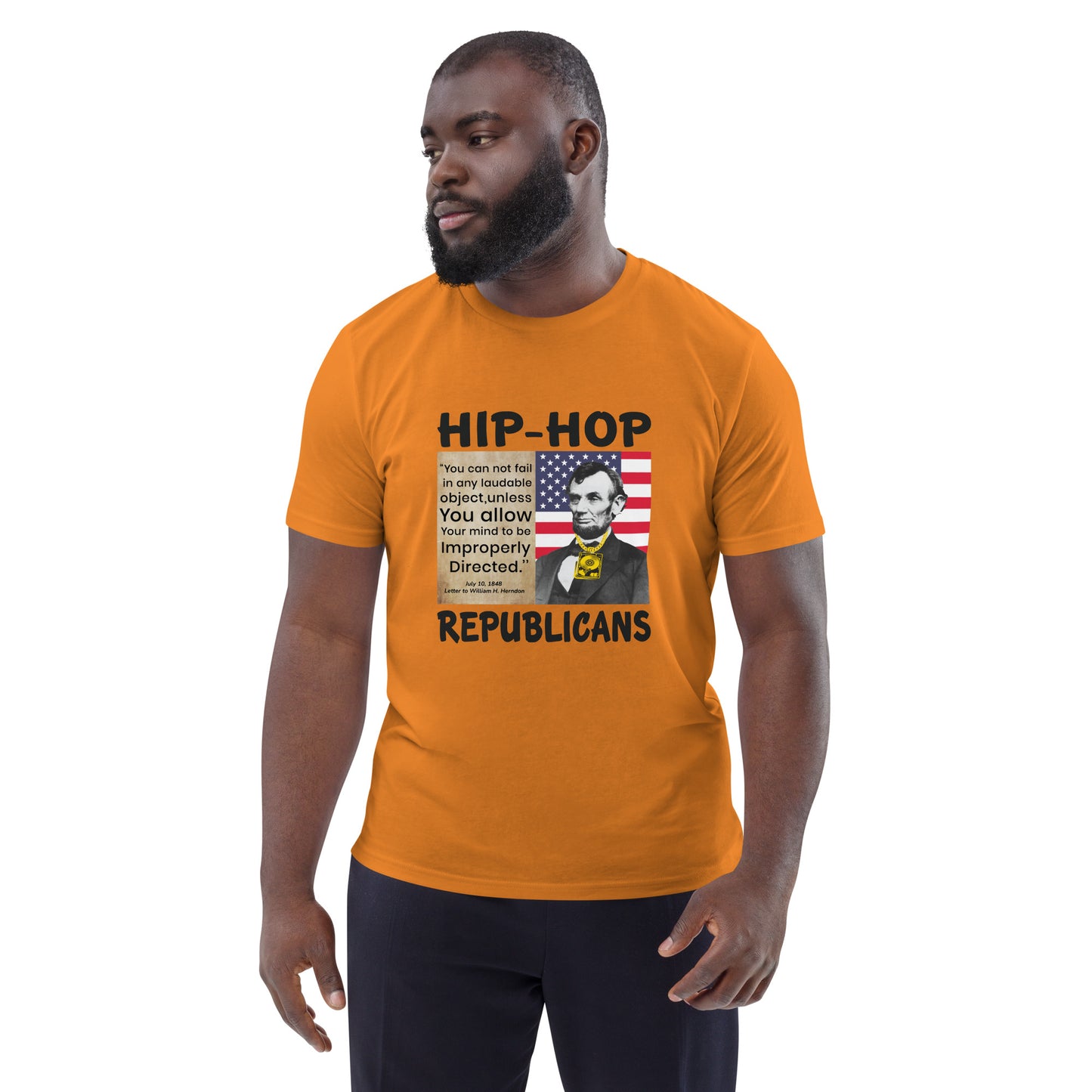 Abraham Lincoln Hip-Hop Republican T-Shirt Design