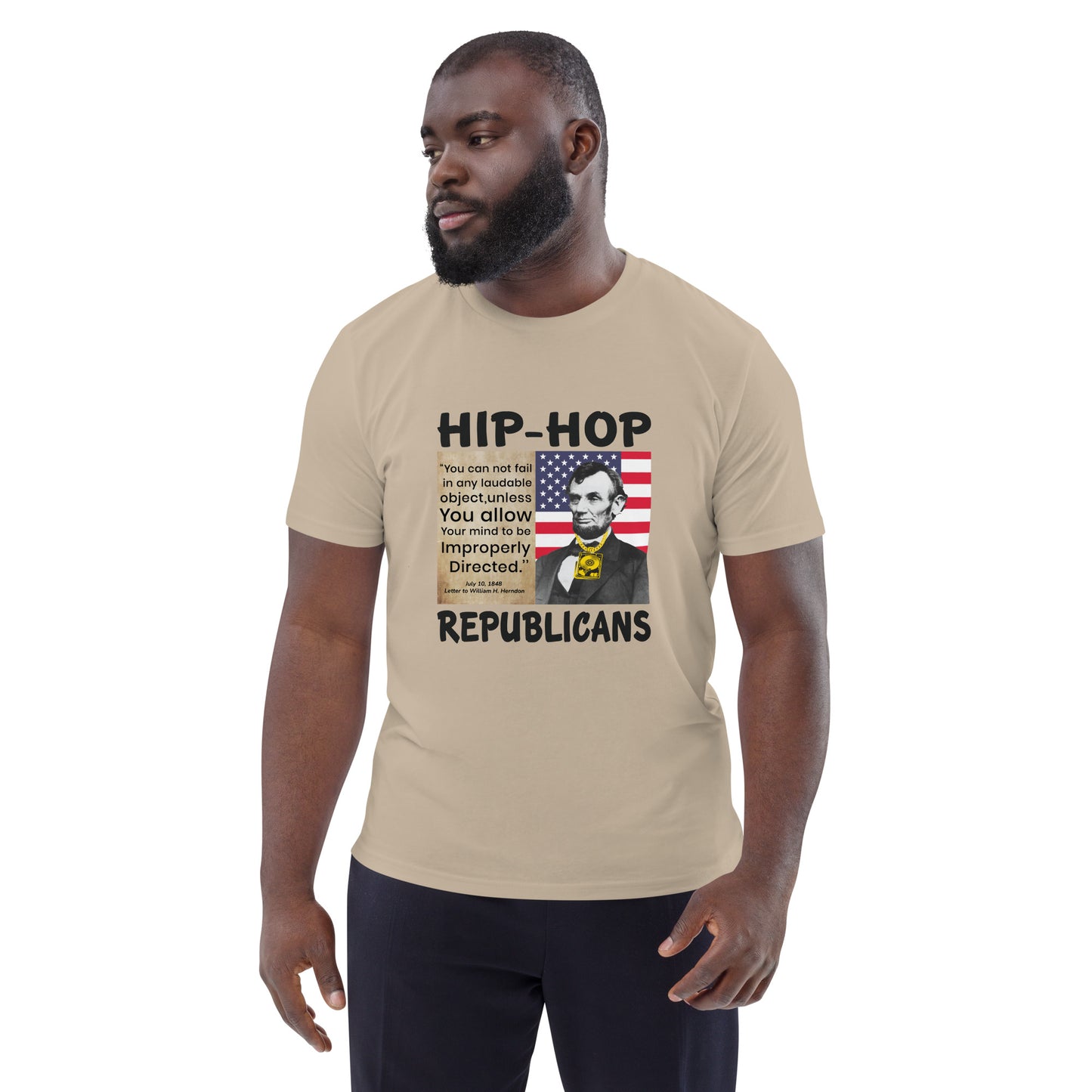 Abraham Lincoln Hip-Hop Republican T-Shirt Design