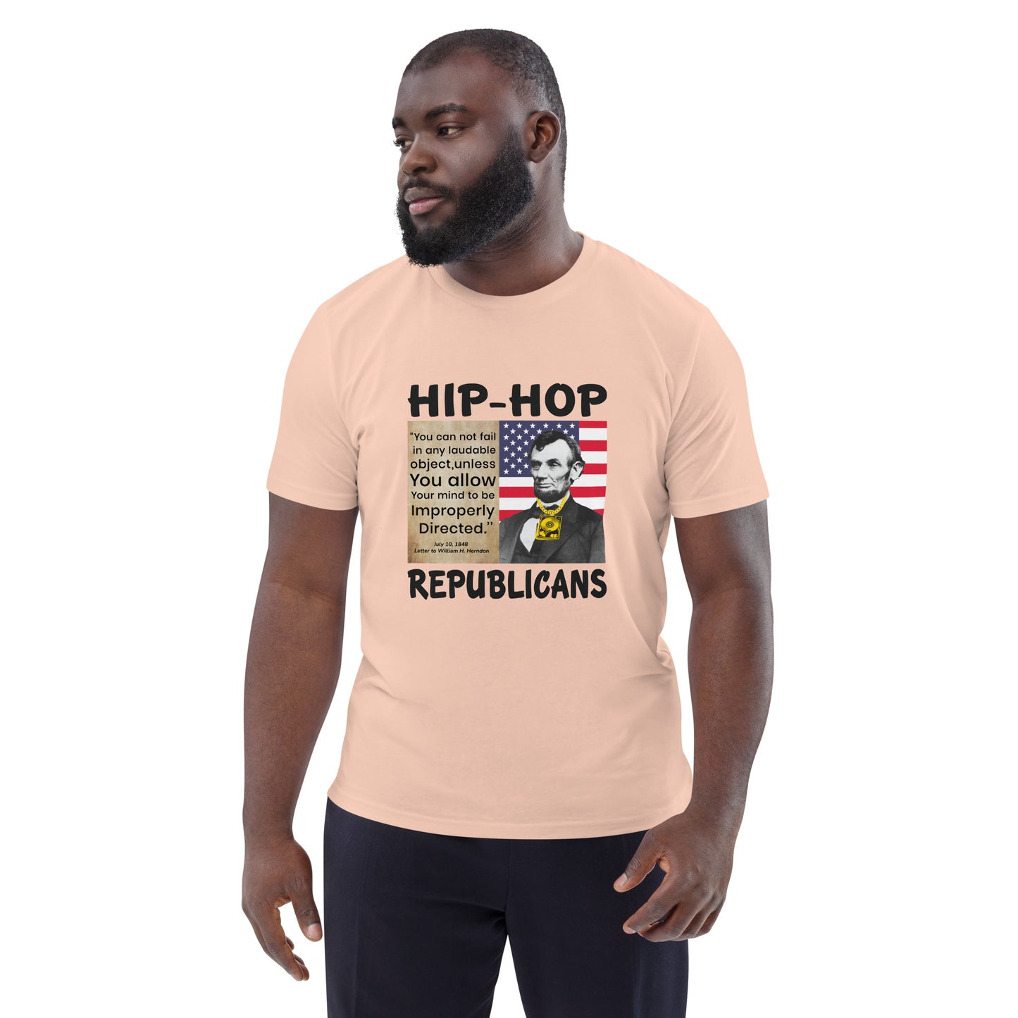 Abraham Lincoln Hip-Hop Republican T-Shirt Design