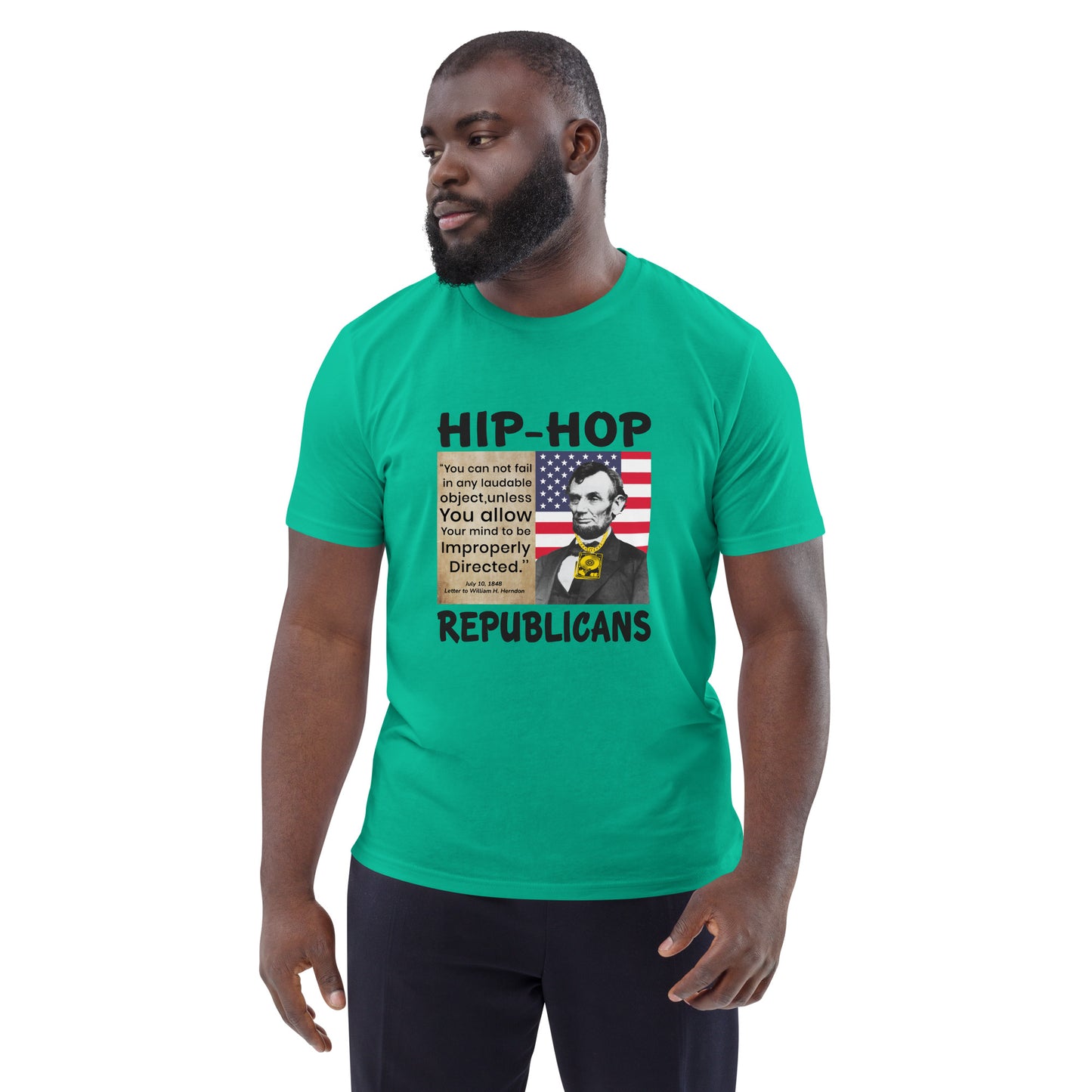 Abraham Lincoln Hip-Hop Republican T-Shirt Design
