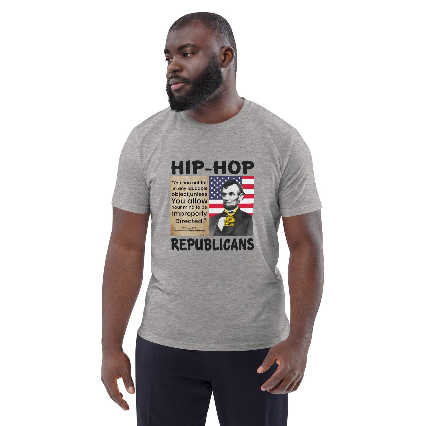 Abraham Lincoln Hip-Hop Republican T-Shirt Design