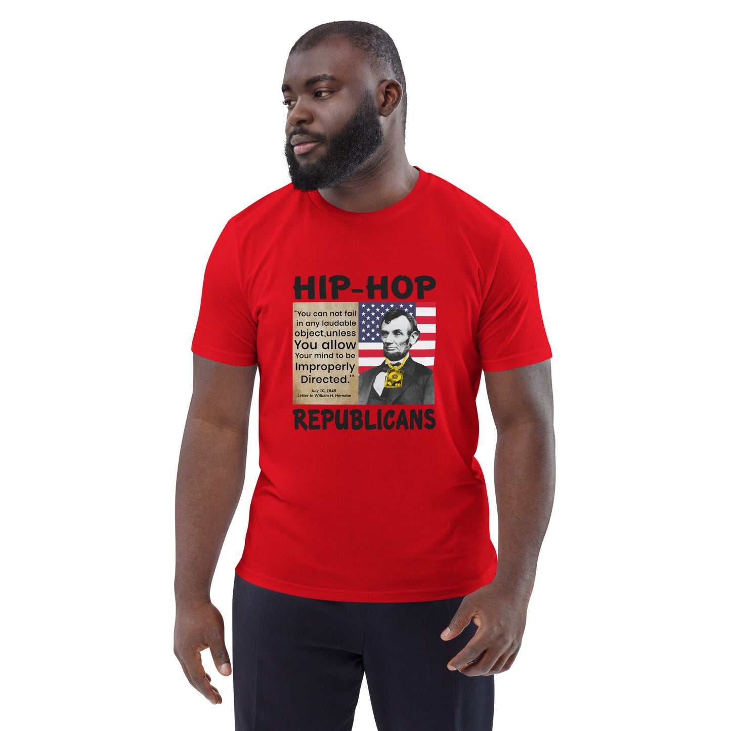 Abraham Lincoln Hip-Hop Republican T-Shirt Design