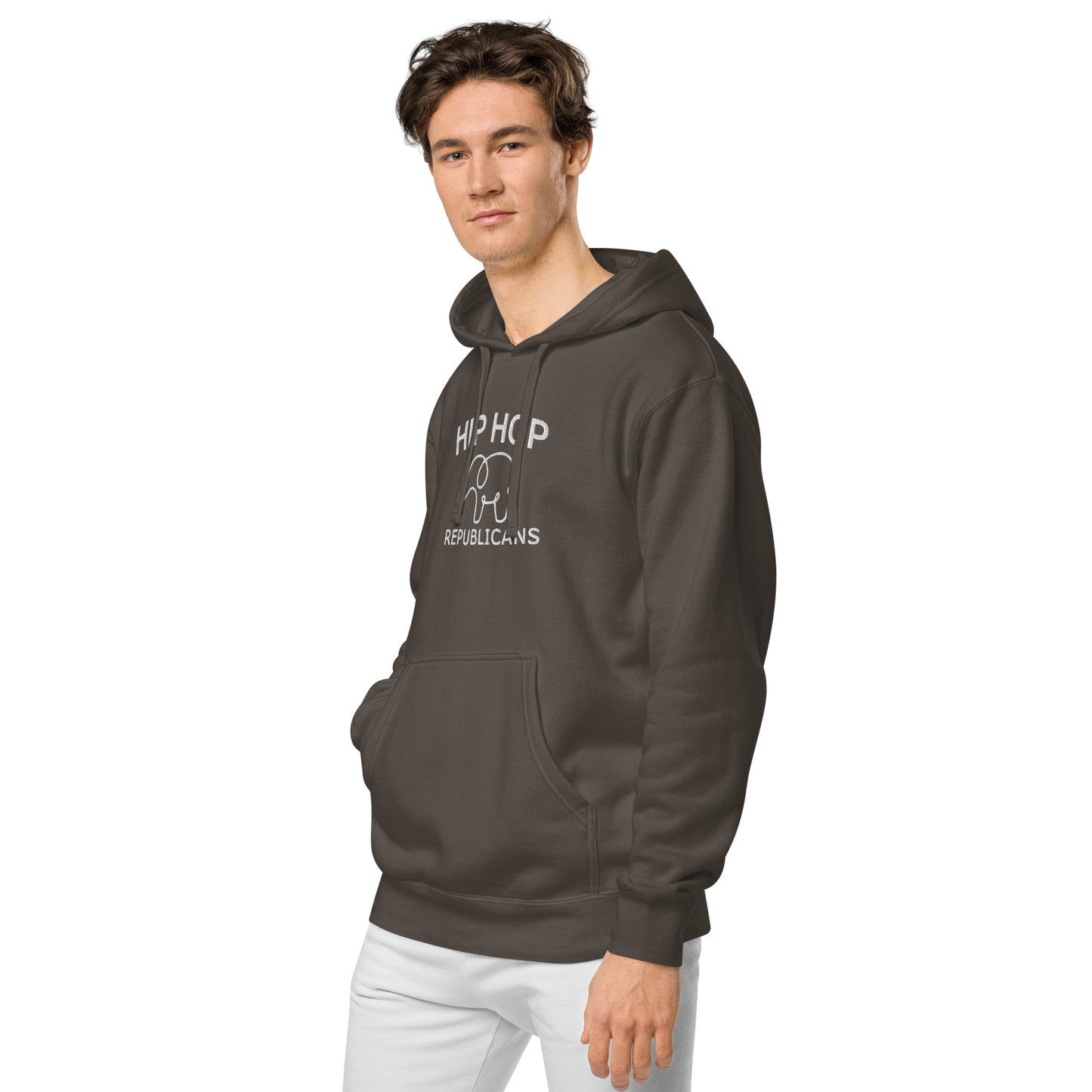 Embroidery Hip Hop Republicans Hoodie