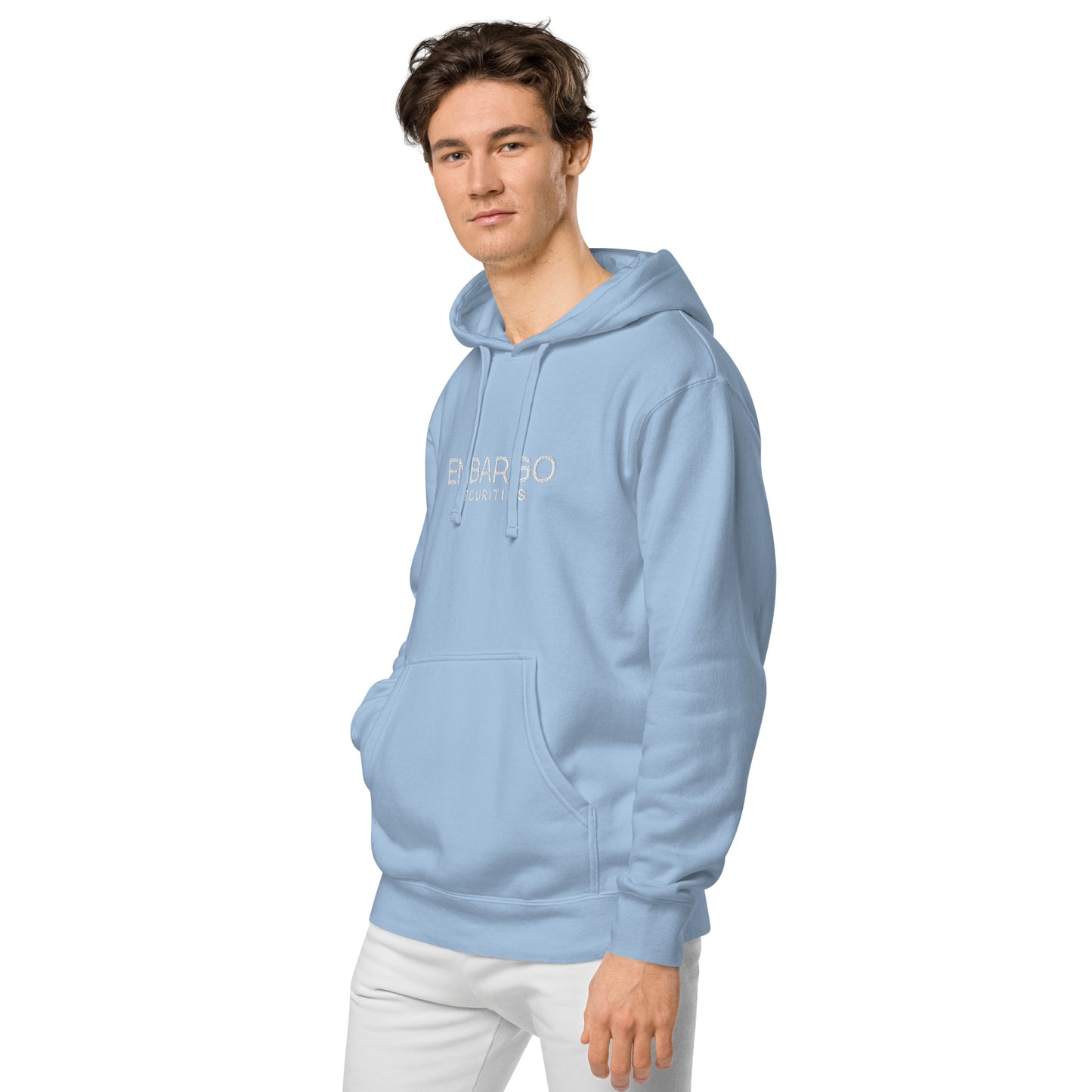 Embroidery Embargo Securities Hoodie