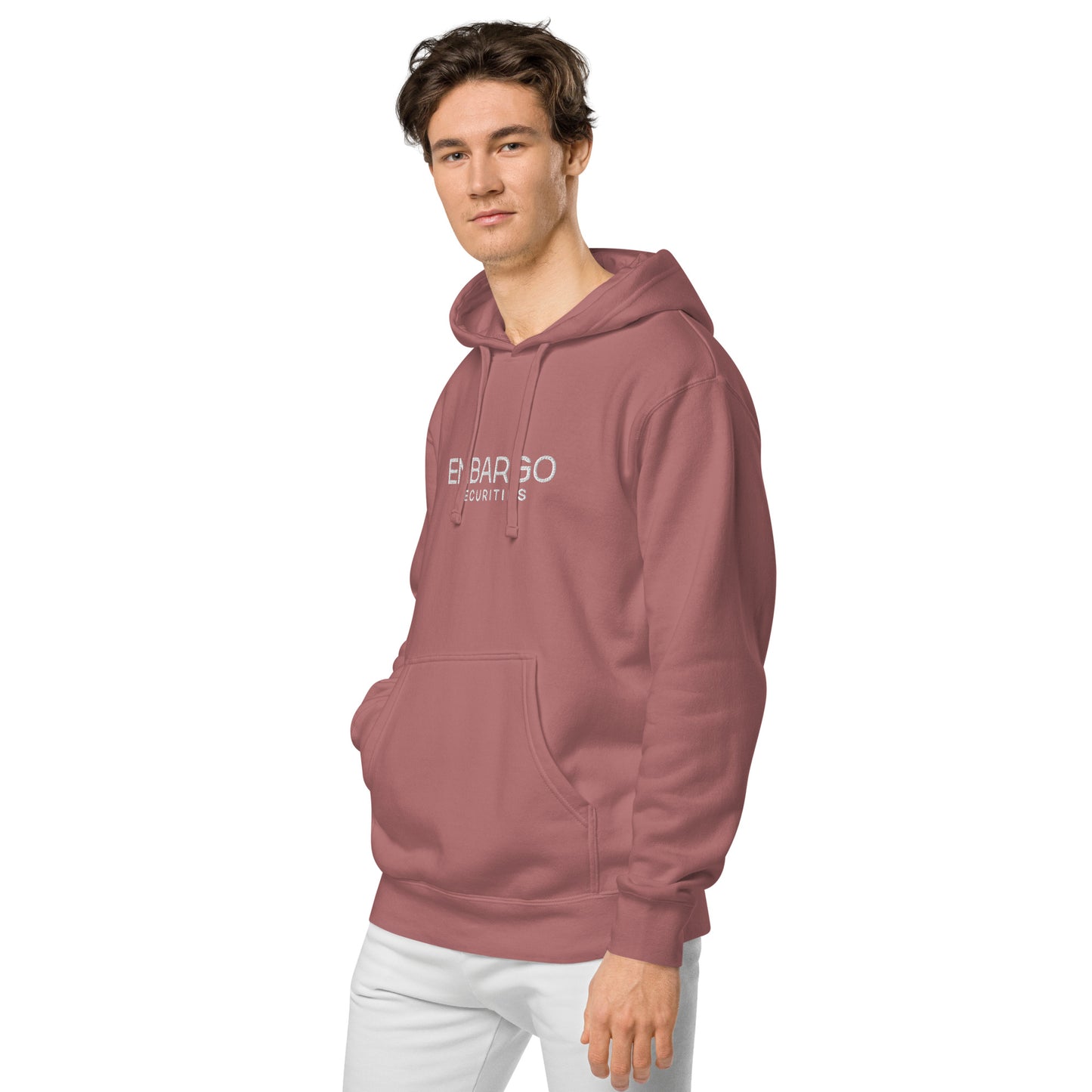 Embroidery Embargo Securities Hoodie