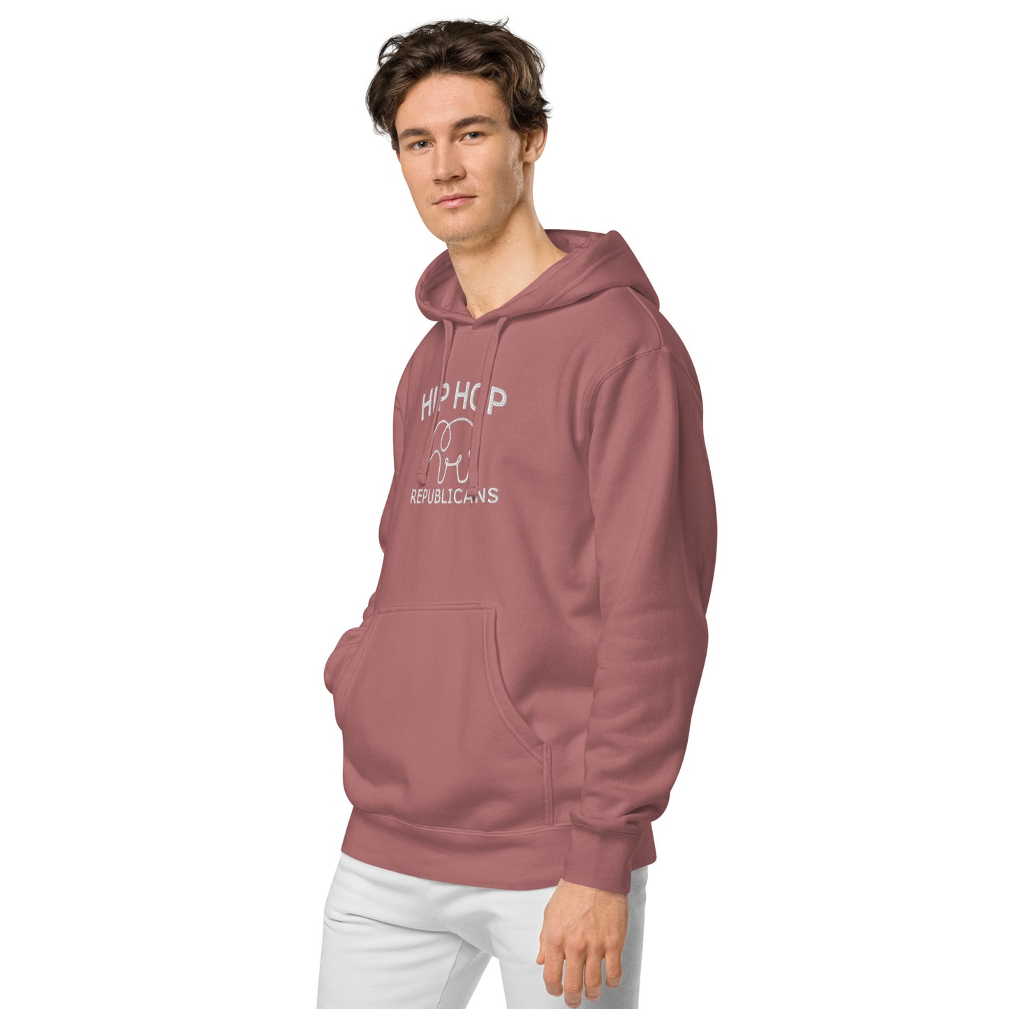 Embroidery Hip Hop Republicans Hoodie