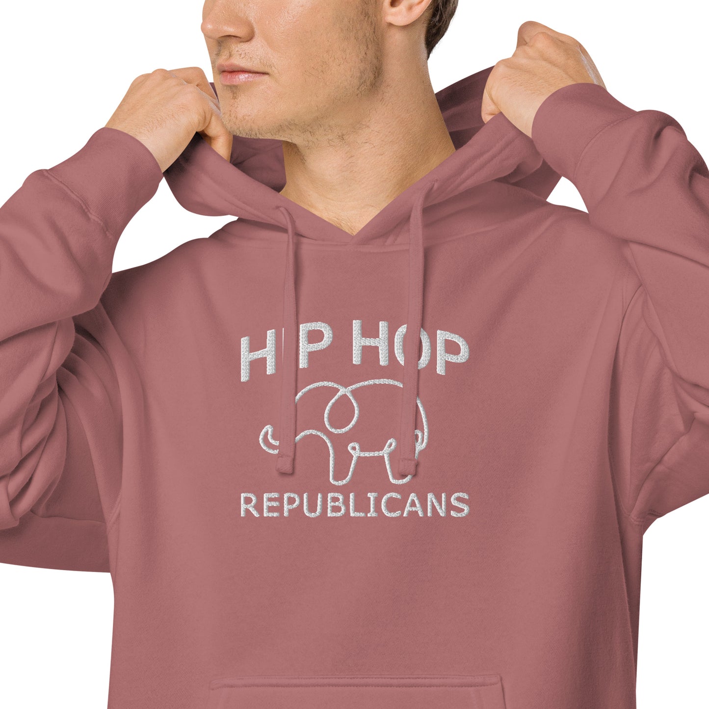 Embroidery Hip Hop Republicans Hoodie