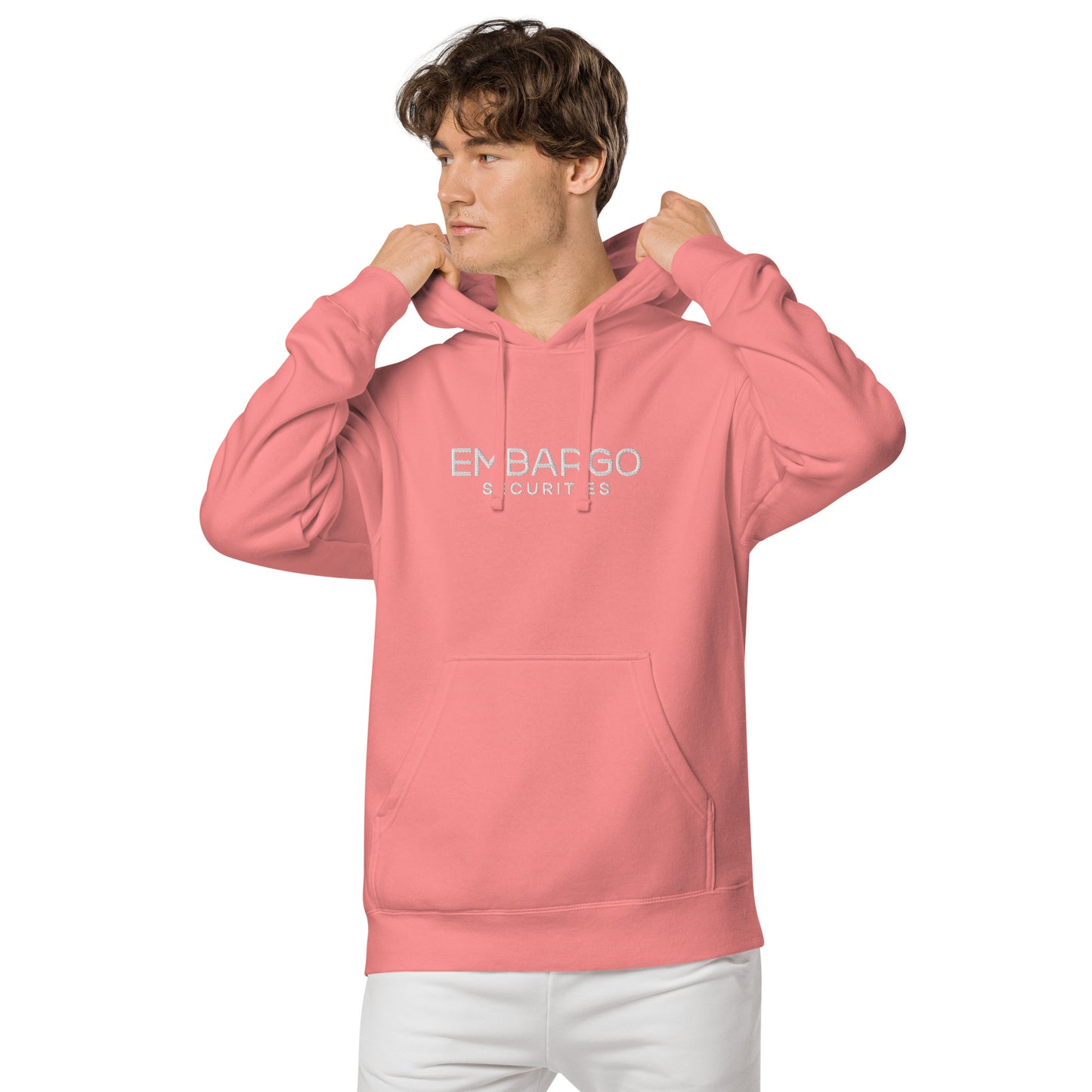 Embroidery Embargo Securities Hoodie