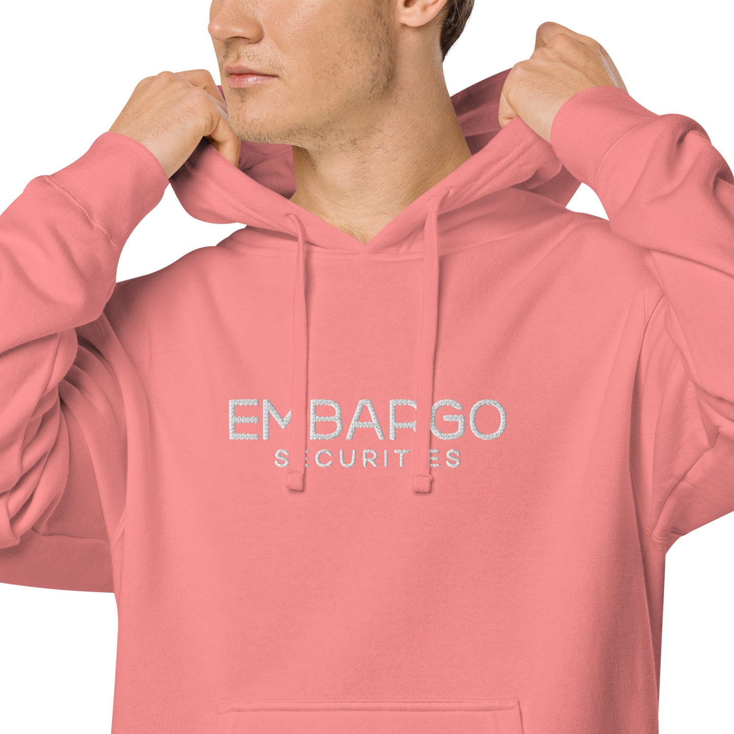 Embroidery Embargo Securities Hoodie