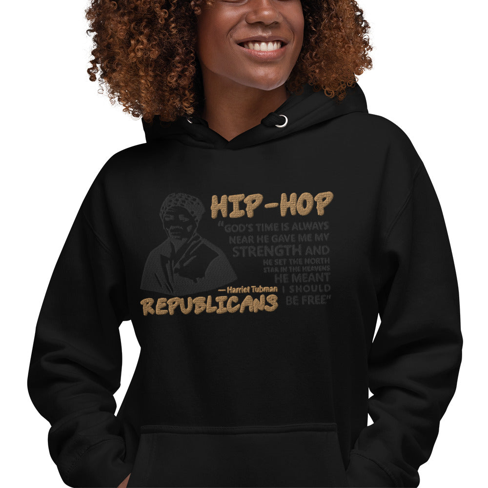 Embroidery Harriet Tubman Premium Hoodie