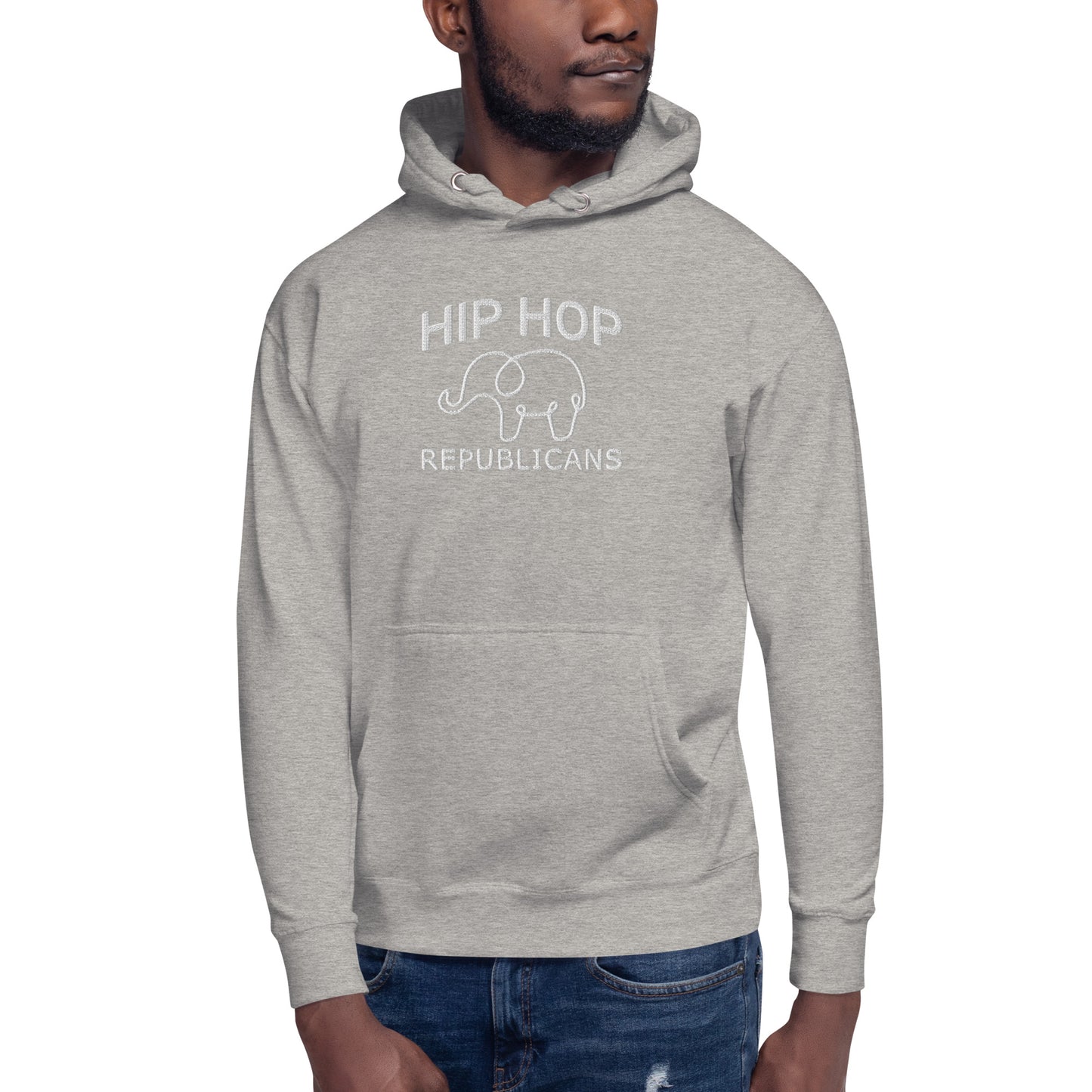 Embroidery Hip Hop Republicans Hoodie