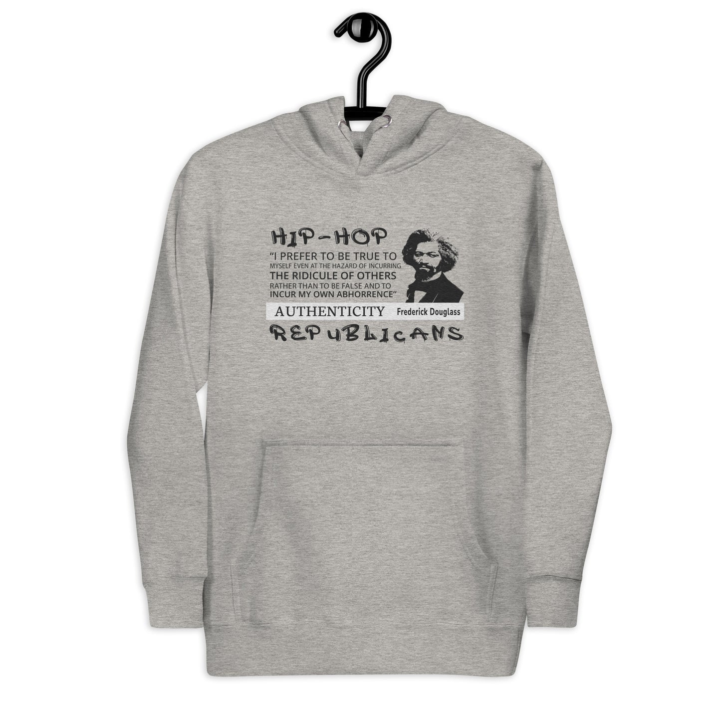 Embroidery Frederick Douglass Premium Hoodie
