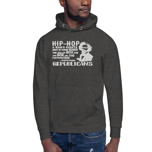 Embroidery Frederick Douglass Premium Hoodie
