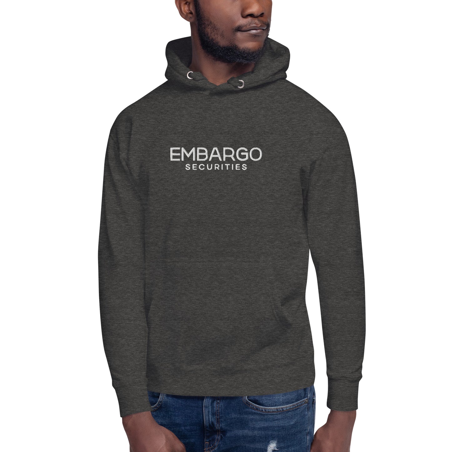 Embroidery Embargo Securities Hoodie