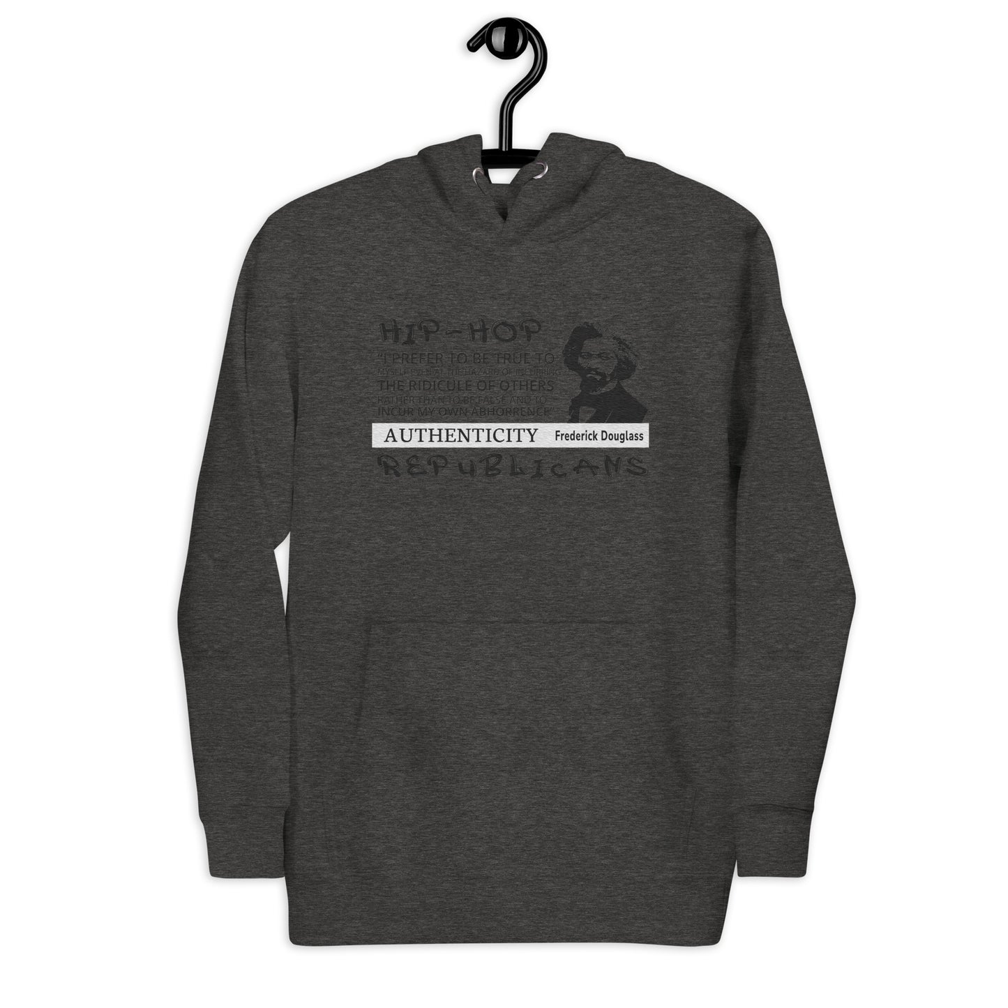 Embroidery Frederick Douglass Premium Hoodie