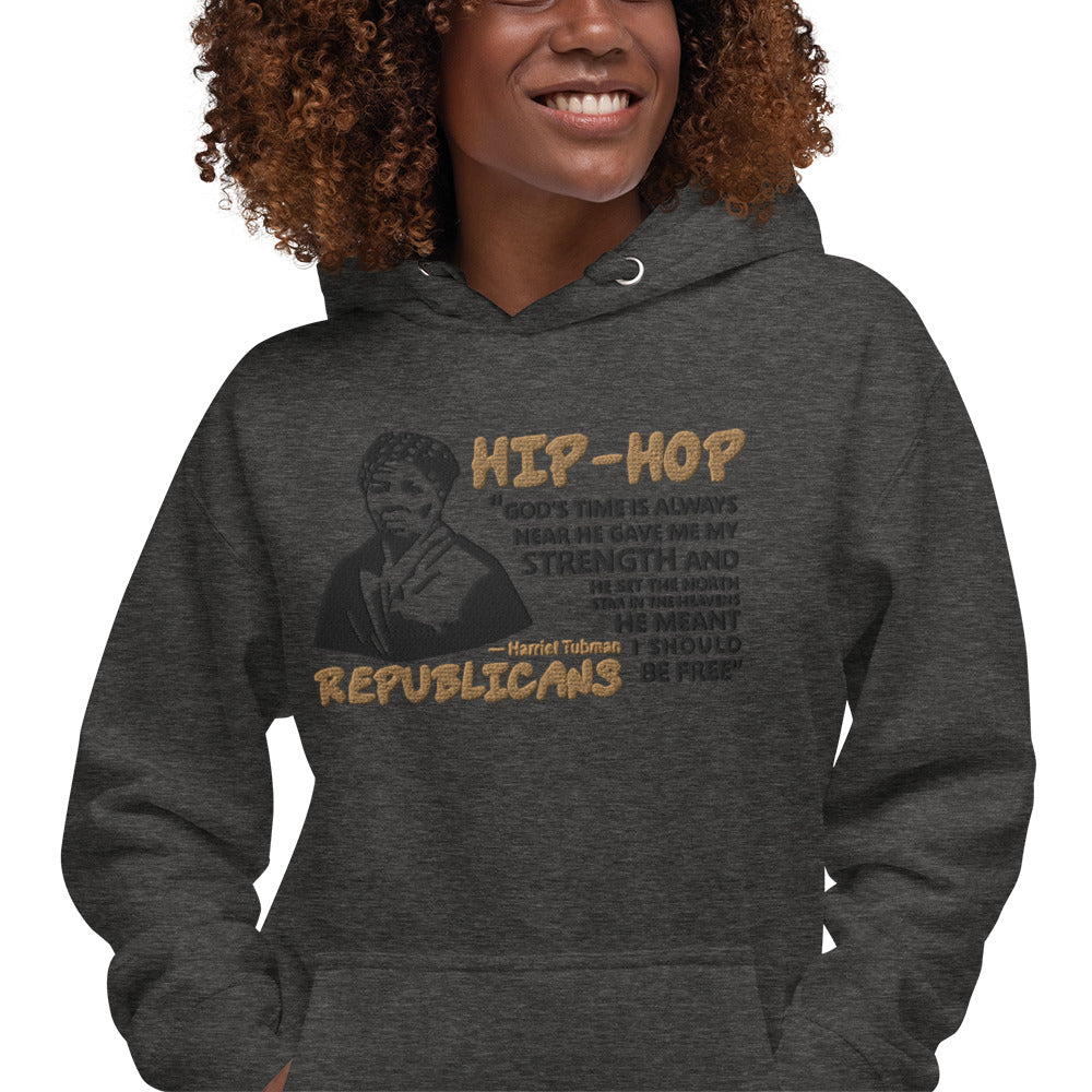 Embroidery Harriet Tubman Premium Hoodie