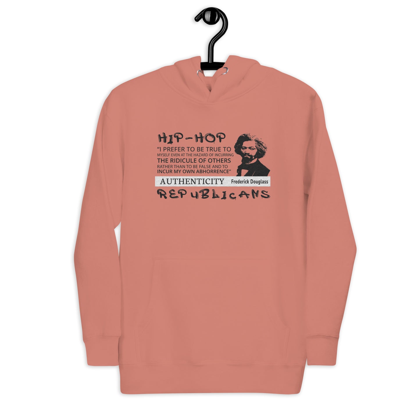 Embroidery Frederick Douglass Premium Hoodie