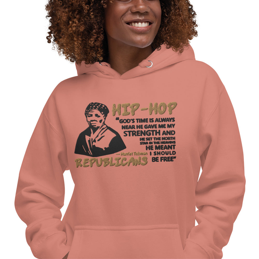 Embroidery Harriet Tubman Premium Hoodie