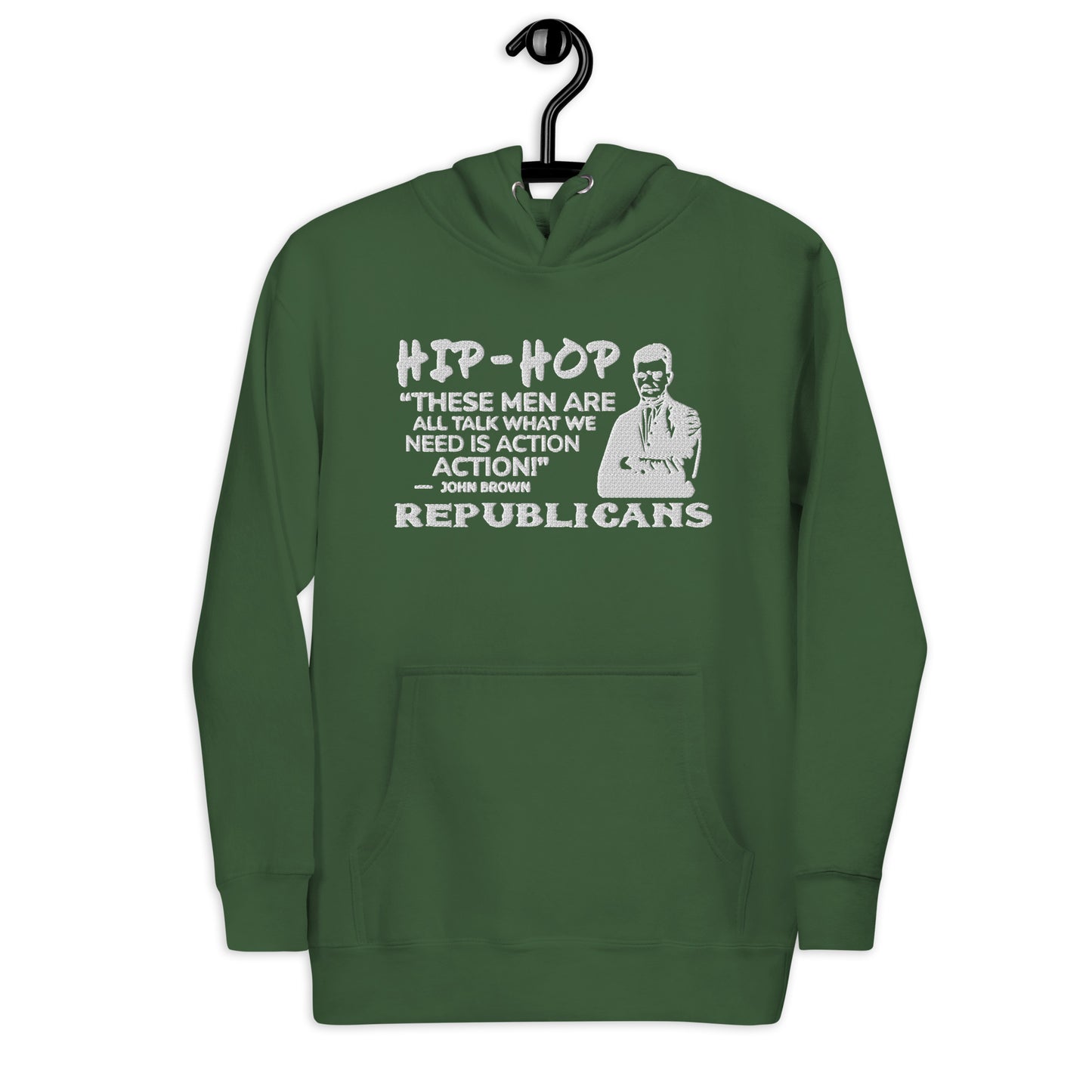 Embroidery John Brown Premium Hoodie