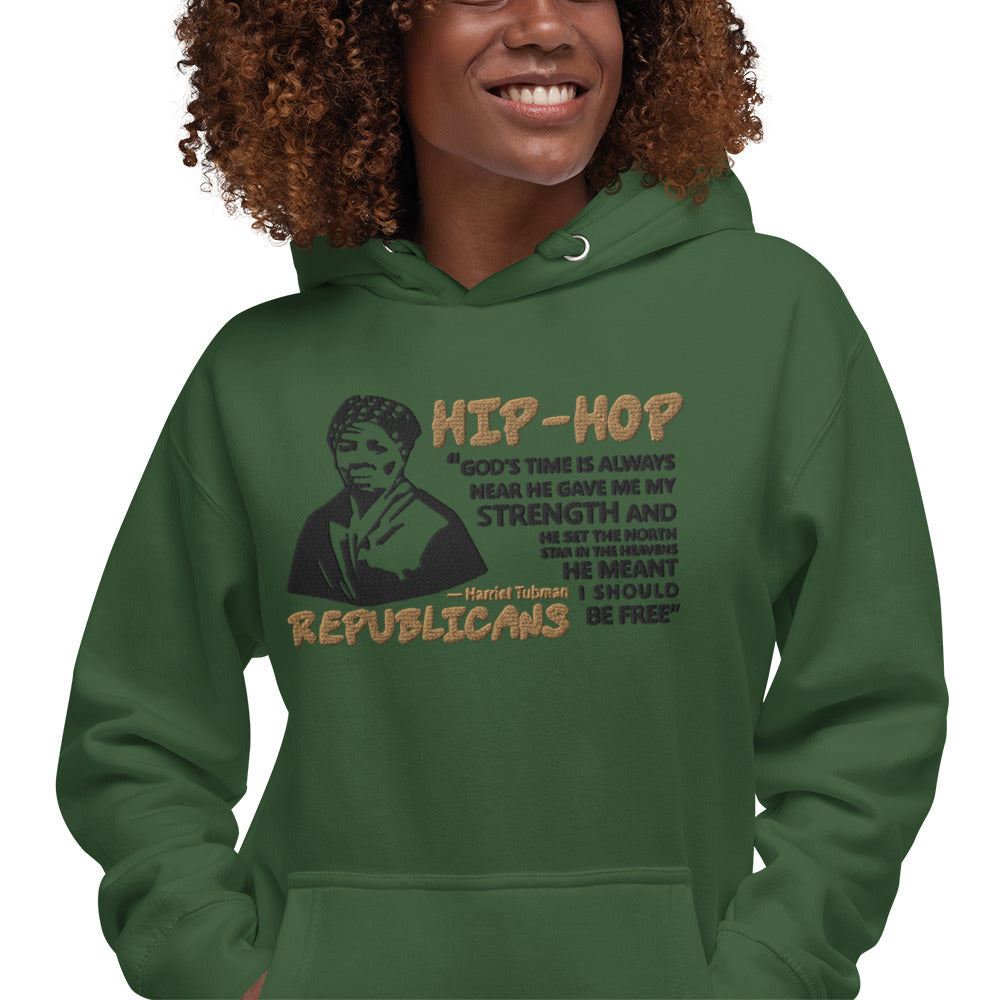 Embroidery Harriet Tubman Premium Hoodie