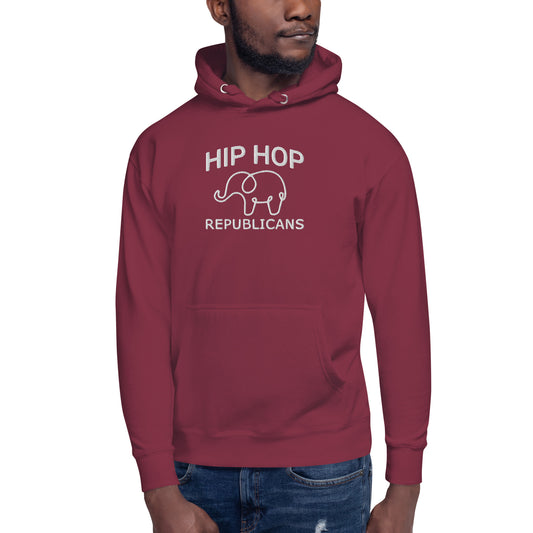 Embroidery Hip Hop Republicans Hoodie