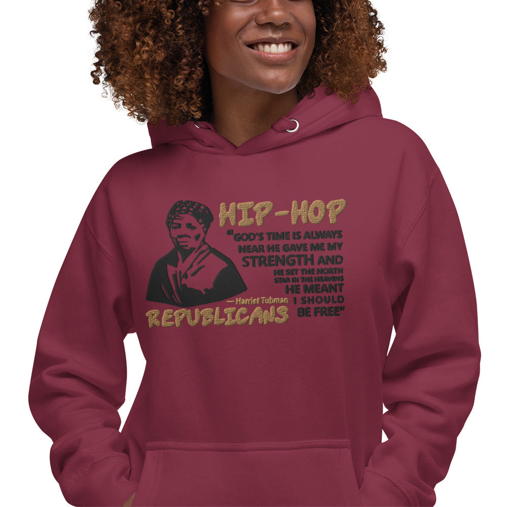 Embroidery Harriet Tubman Premium Hoodie