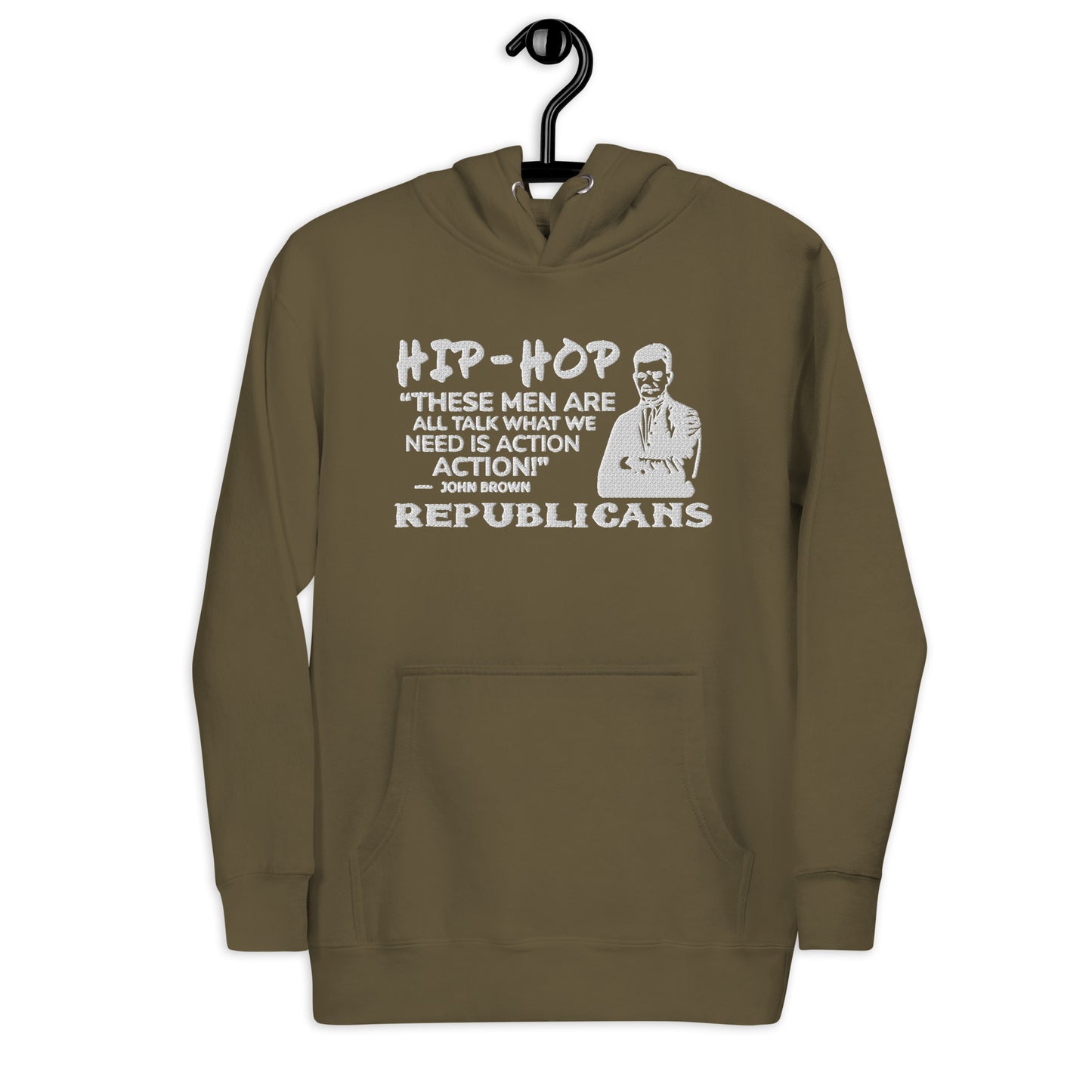 Embroidery John Brown Premium Hoodie