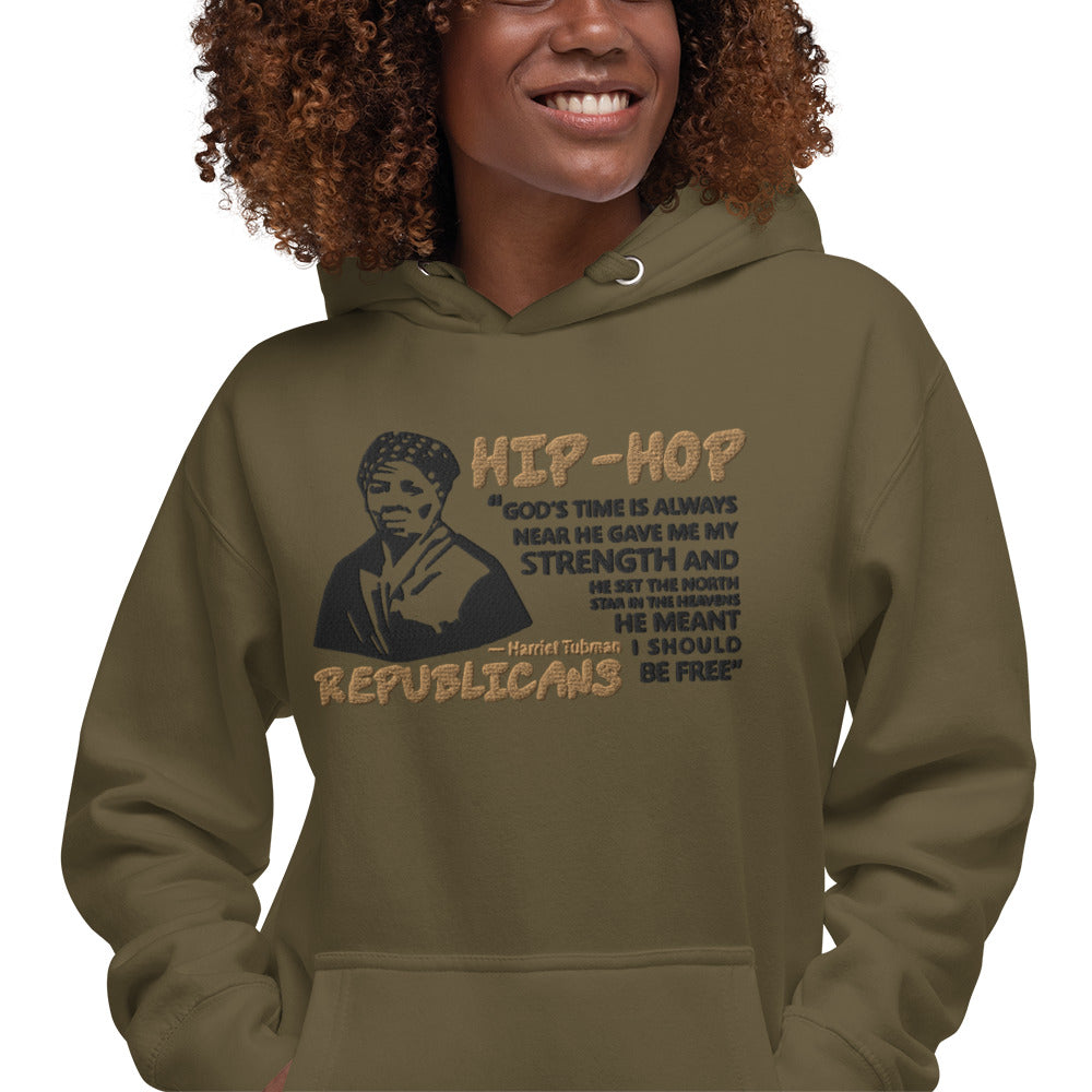 Embroidery Harriet Tubman Premium Hoodie