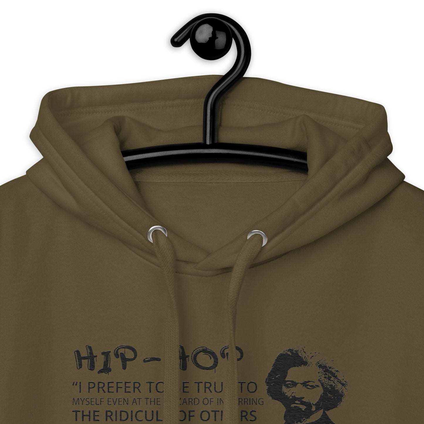 Embroidery Frederick Douglass Premium Hoodie