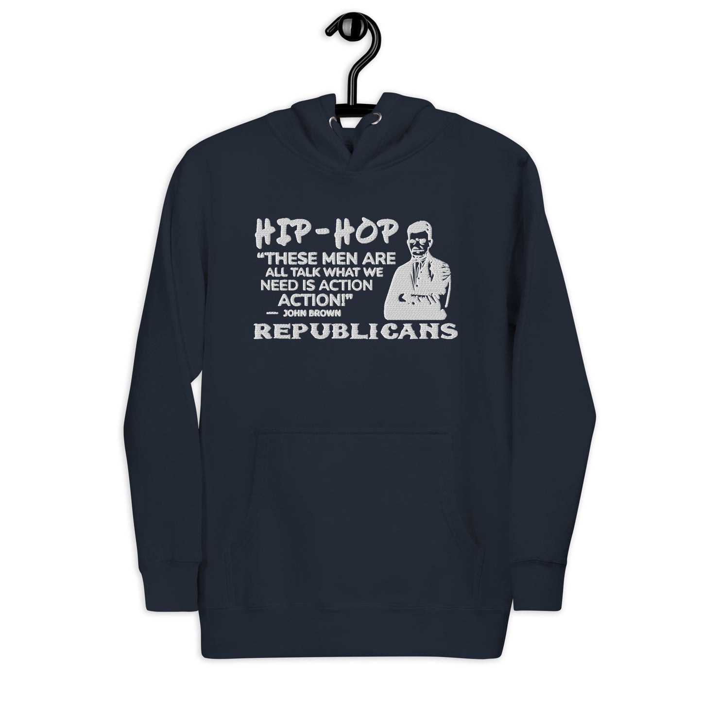 Embroidery John Brown Premium Hoodie