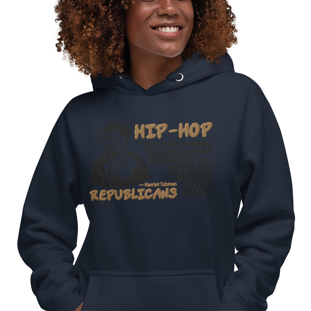 Embroidery Harriet Tubman Premium Hoodie