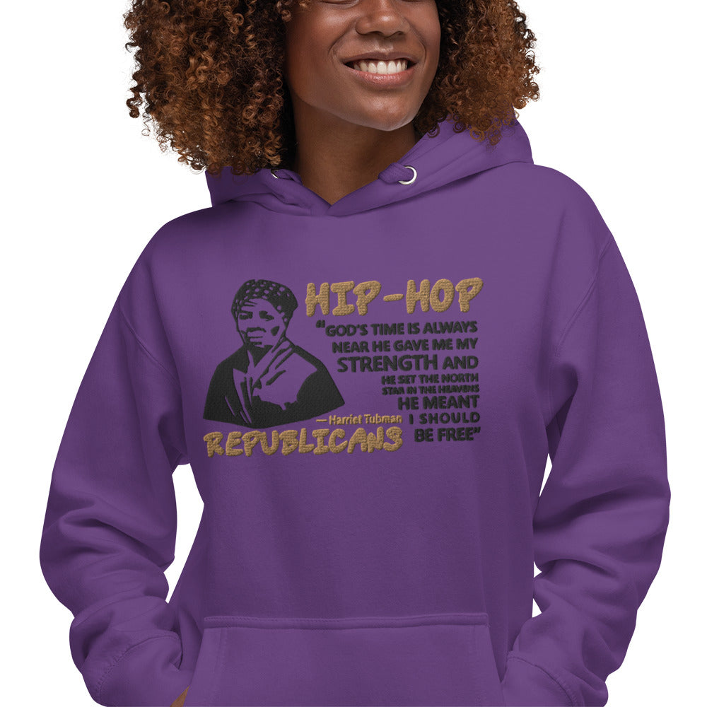 Embroidery Harriet Tubman Premium Hoodie