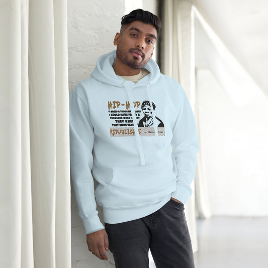Embroidery Harriet Tubman Premium Hoodie