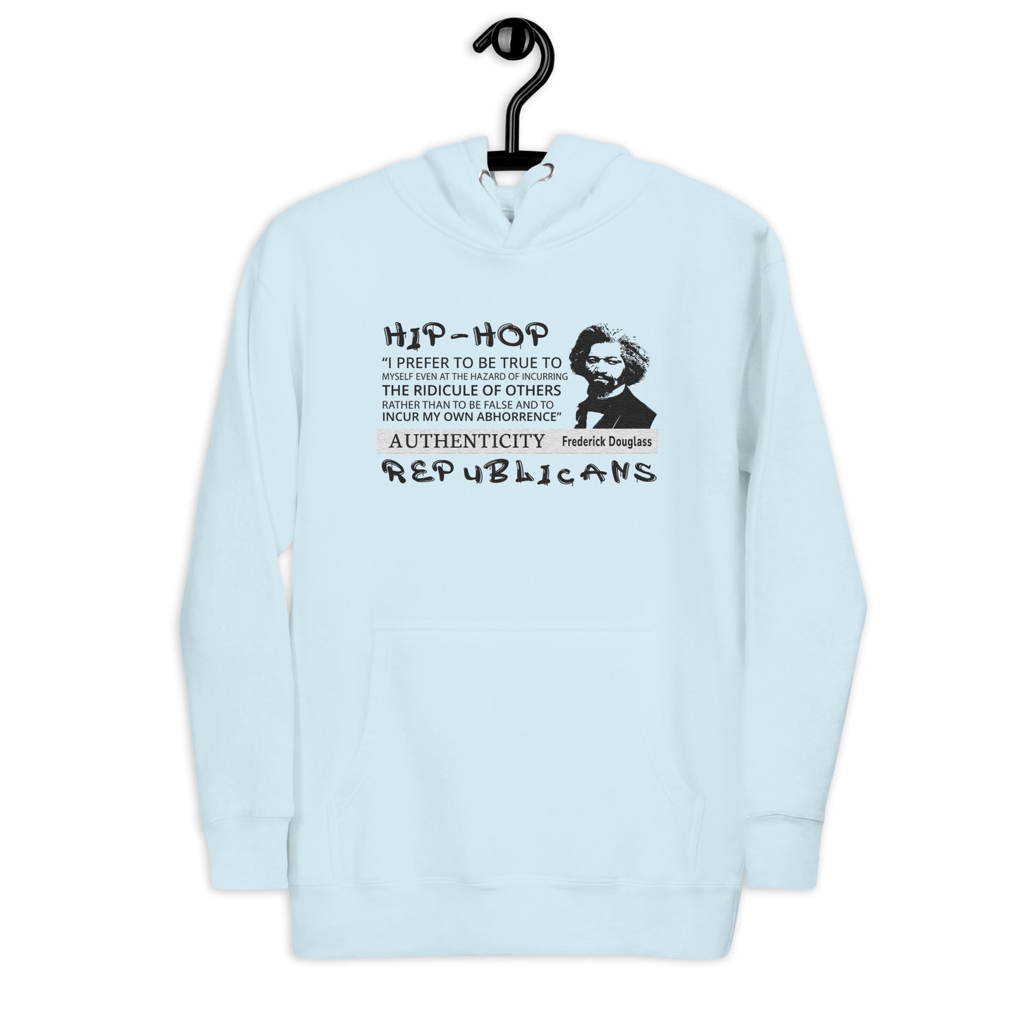 Embroidery Frederick Douglass Premium Hoodie