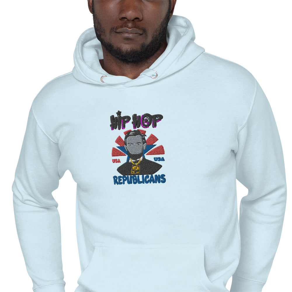 Embroidery Abraham Lincoln Premium Hoodie