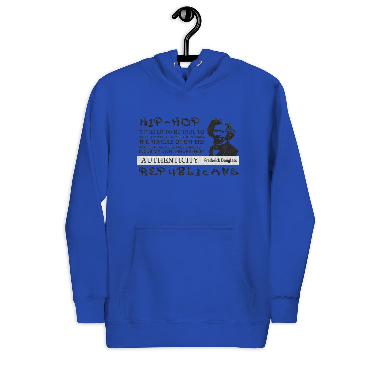 Embroidery Frederick Douglass Premium Hoodie