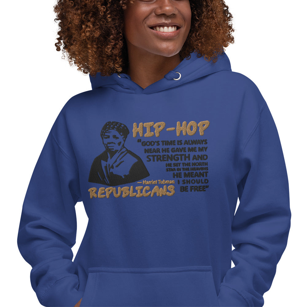 Embroidery Harriet Tubman Premium Hoodie